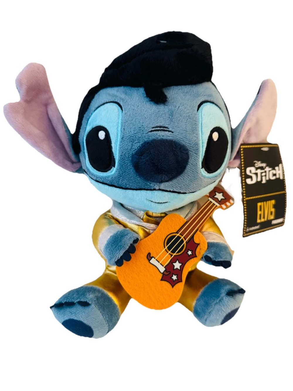 Disney Lilo & Stitch Gold Suit Elvis Stitch Collectible Plush Toy 8” NEW!